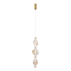 ELVA BRASS LAMPA WISZĄCA LED 22W
