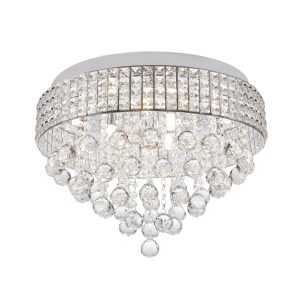 19027-L CAPRI LAMPA SUFITOWA CHROME