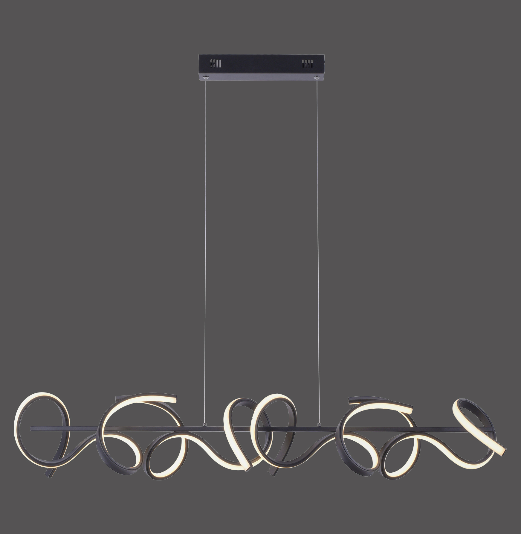 19033-18 CURLS LAMPA WISZĄCA CZARNY