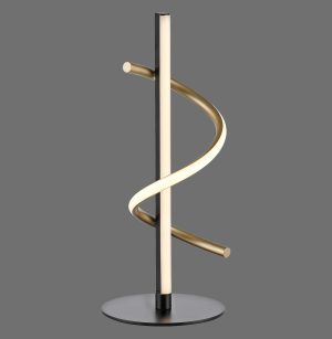 19109-68 EMANDA LAMPA STOŁOWA MOSIĄDZ/CZARNY