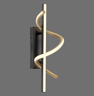 19111-68 EMANDA KINKIET MOSIĄDZ/CZARNY