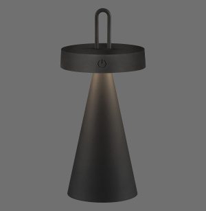 19302-18 ALWA LAMPA STOŁOWA/ZEWNĘTRZNA CZARNY