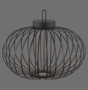 19305-18 AKUBA LAMPA STOŁOWA/ZEWNĘTRZNA BEZPRZEWODOWA CZARNY