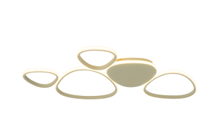 2023519C5A-BE HURON LAMPA SUFITOWA BEŻ/BEIGE