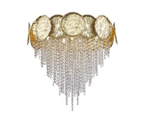 C0619-09A-B5K4 ASTRA LAMPA SUFITOWA ZŁOTA/GOLD