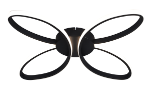 C241060002 ROSENTRA LAMPA SUFITOWA CZARNA/BLACK