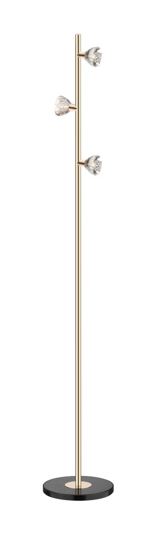 F0603-03A-F7B1 BOSTON LAMPA PODŁOGOWA ZŁOTA/FRENCH GOLD
