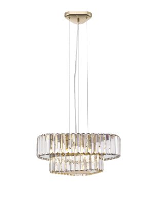 P0496-04G-F7AC HELIOS LAMPA WISZĄCA ZŁOTA/GOLD