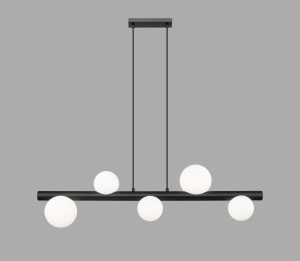 P0574-05N-P7AA FORES LAMPA WISZĄCA CZARNY MAT/MATT BLACK