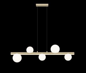 P0574-05N-V6AA FORES LAMPA WISZĄCA ZŁOTY MAT/MATT GOLD