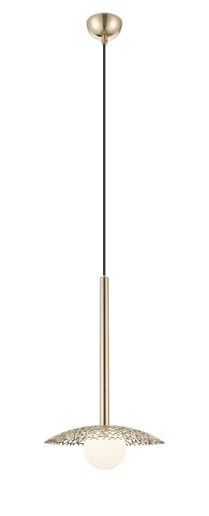 P0600-01C-F7AA NICOSIA LAMPA WISZĄCA ZŁOTA/FRENCH GOLD