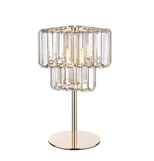 T0496-01G-F7AC HELIOS LAMPA STOŁOWA ZŁOTA/GOLD