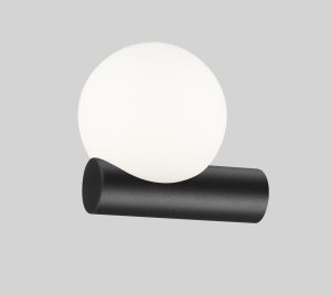 W0574-01E-P7AA FORES KINKIET CZARNY MAT/MATT BLACK