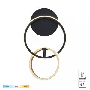 20002W-GD RANDO KINKIET CZARNO-ZŁOTY/BLACK-GOLD