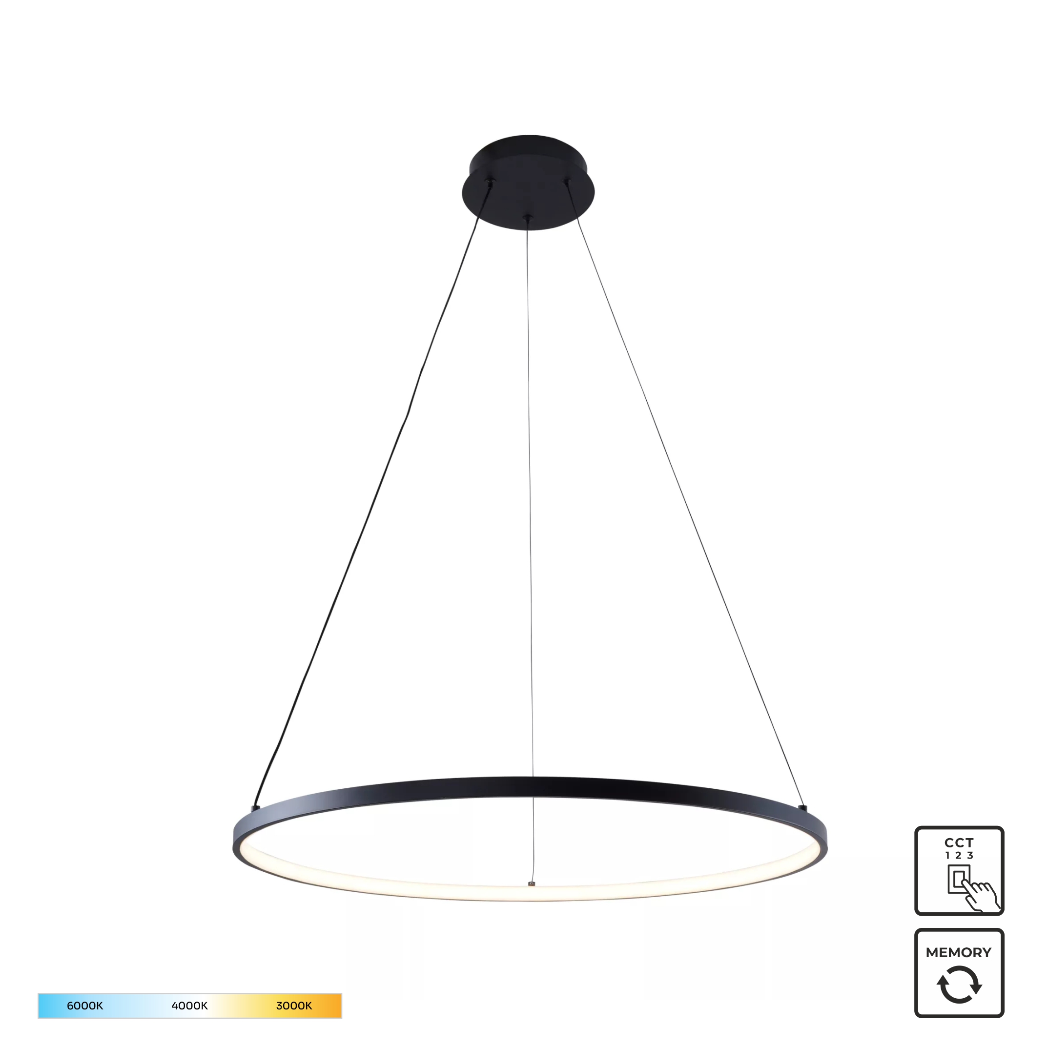 2023201-BK60 BRENO LAMPA WISZĄCA CZARNA/BLACK