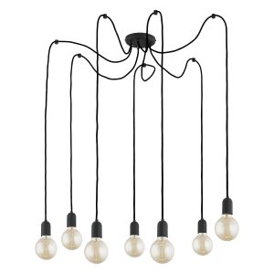 QUALLE BLACK LAMPA WISZĄCA 7