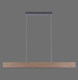 2465-79 PALMA LAMPA WISZĄCA DREWNO/CZARNY