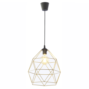 GALAXY BLACK / GOLD LAMPA WISZĄCA 1  XL