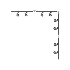 3590 ZESTAW 25 SZYNOPRZEWODY BLACK JEDNOOBWODOWY