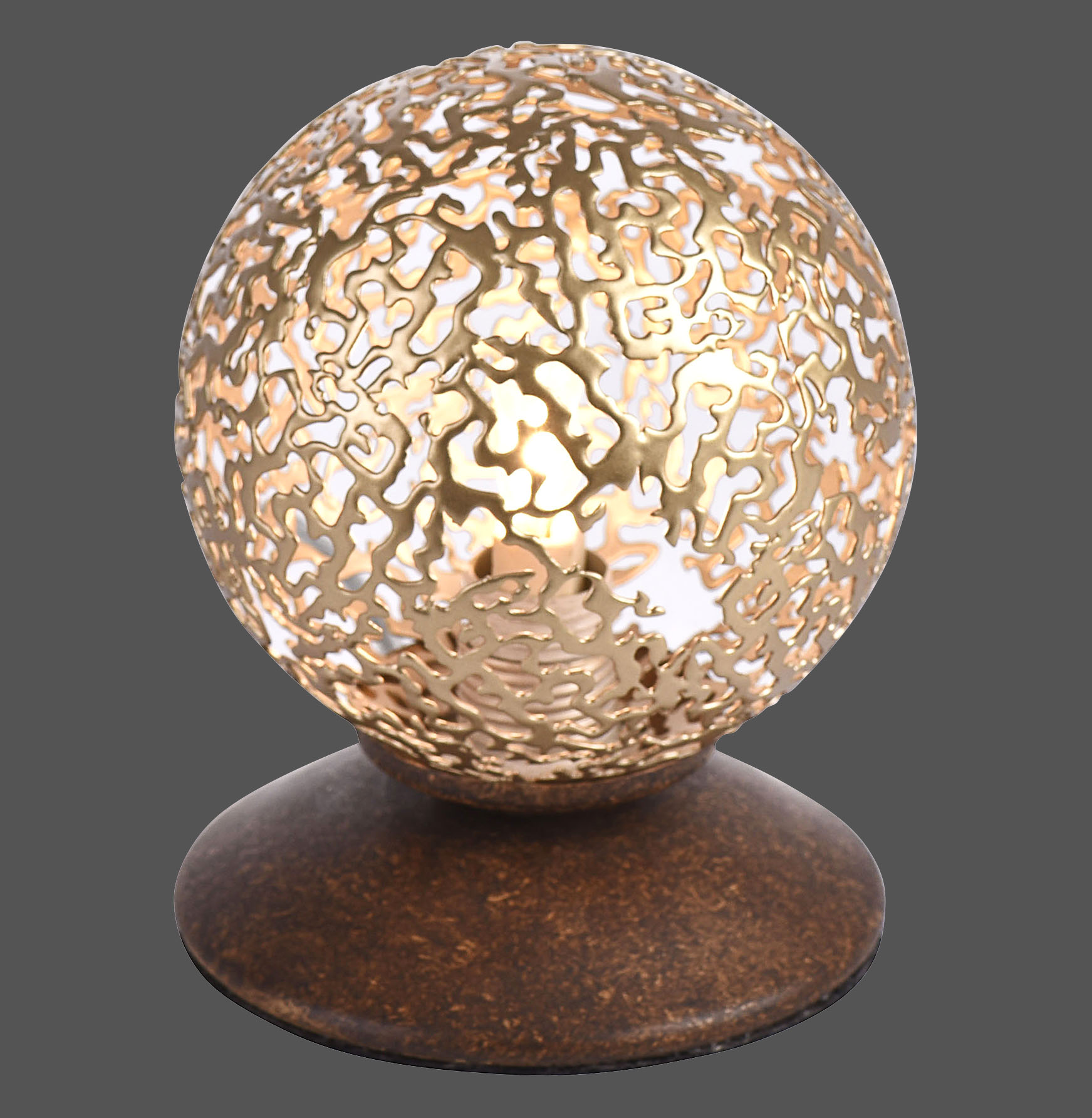 4031-48 GRETA LAMPA STOŁOWA RDZA/ZŁOTY