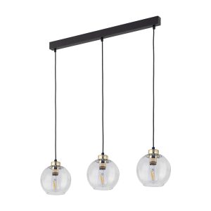 DEVI TRANSPARENT LAMPA WISZĄCA 3  LISTWA