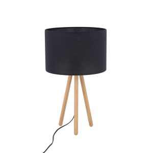 TOKYO BLACK LAMPKA NOCNA 1  SOSNA POSTARZANA