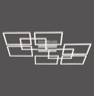 6015-55 Q-INIGO LAMPA SUFITOWA STALOWY