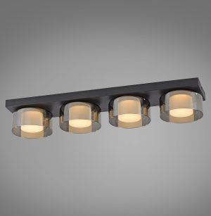 6164-18 RIKA LAMPA SUFITOWA CZARNY