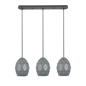 EGANA GRAPHITE LAMPA WISZĄCA 3XE27