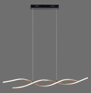 9142-18 POLIA LAMPA WISZĄCA CZARNY/ZŁOTY