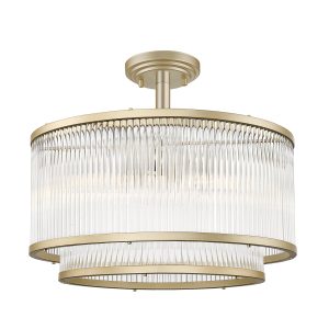 C0528-05H-V6AC SERGIO LAMPA SUFITOWA ZŁOTA/GOLD