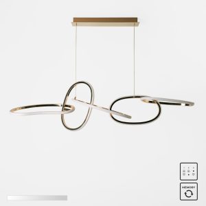 MD7361-5A-EGT CHOLET LAMPA WISZĄCA ZŁOTA/GOLD