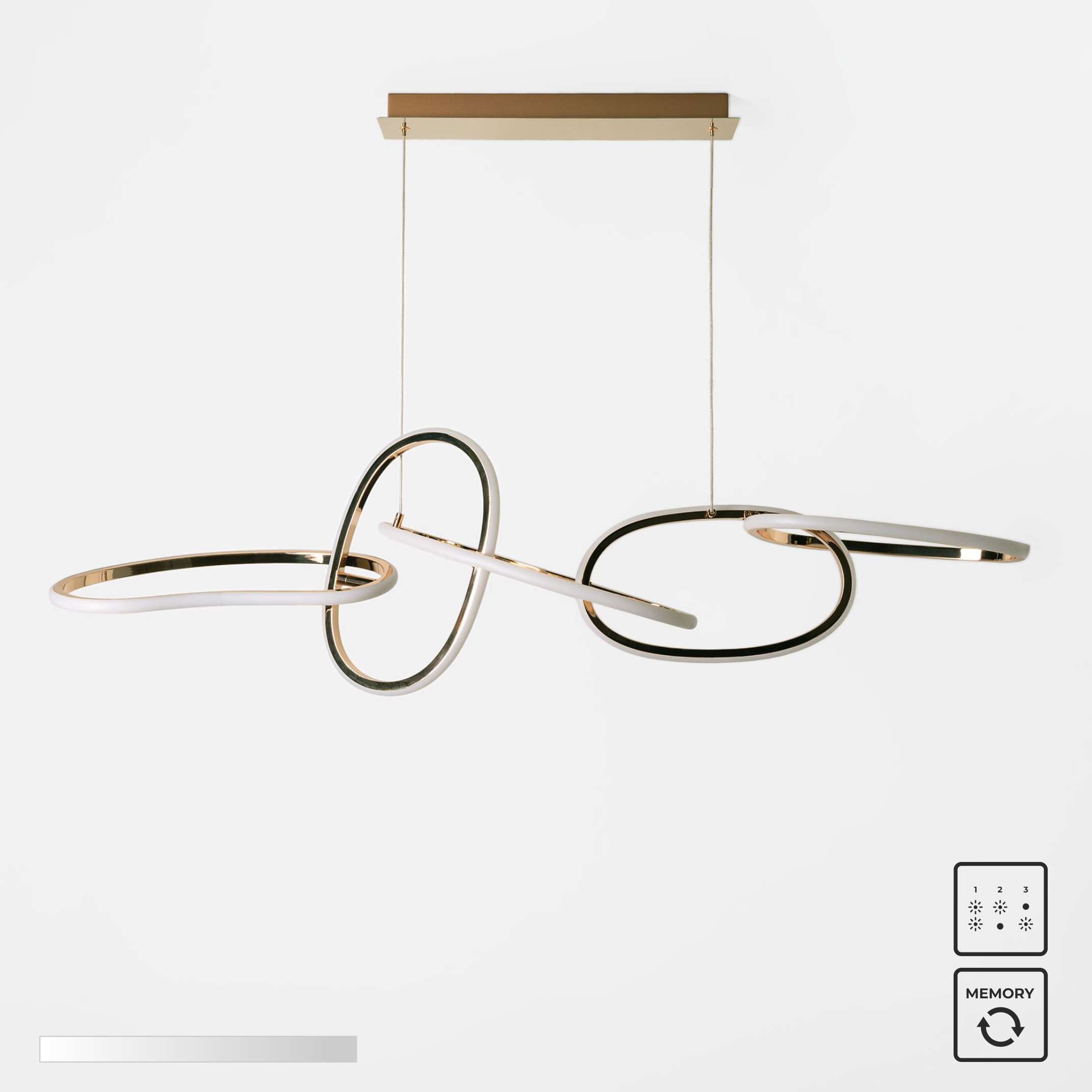 MD7361-5A-EGT CHOLET LAMPA WISZĄCA ZŁOTA/GOLD