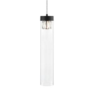 P0389-01D-P7AC GEM LAMPA WISZĄCA CZARNY MAT/MATT BLACK