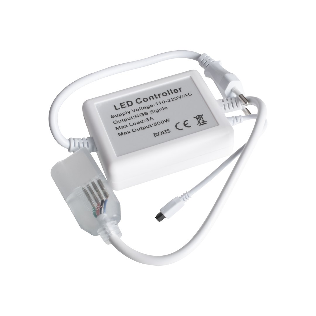 KABEL ZASILAJĄCY ZE STEROWNIKIEM I PILOTEM DO NEON LED RGB 8/16