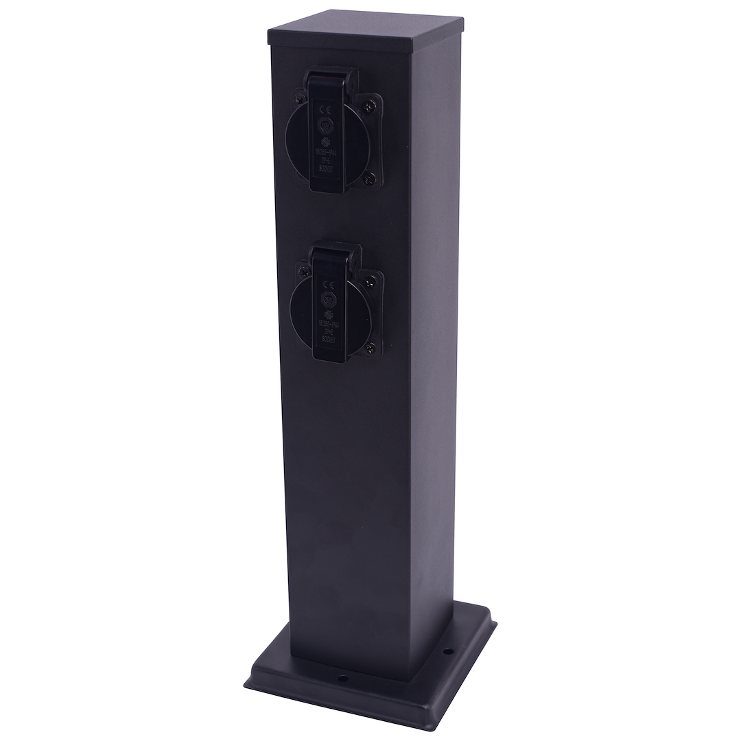Słupek Ogrodowy Electric 40cm 2 Gniazda Schuko 16A
