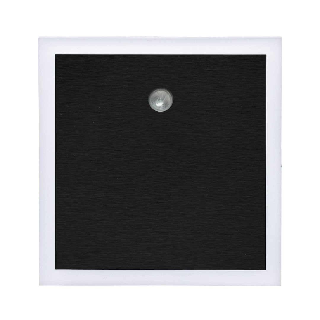 Oprawa schodowa EVO BLACK Barwa Neutralna 4000K 12V z czujnikiem ruchu