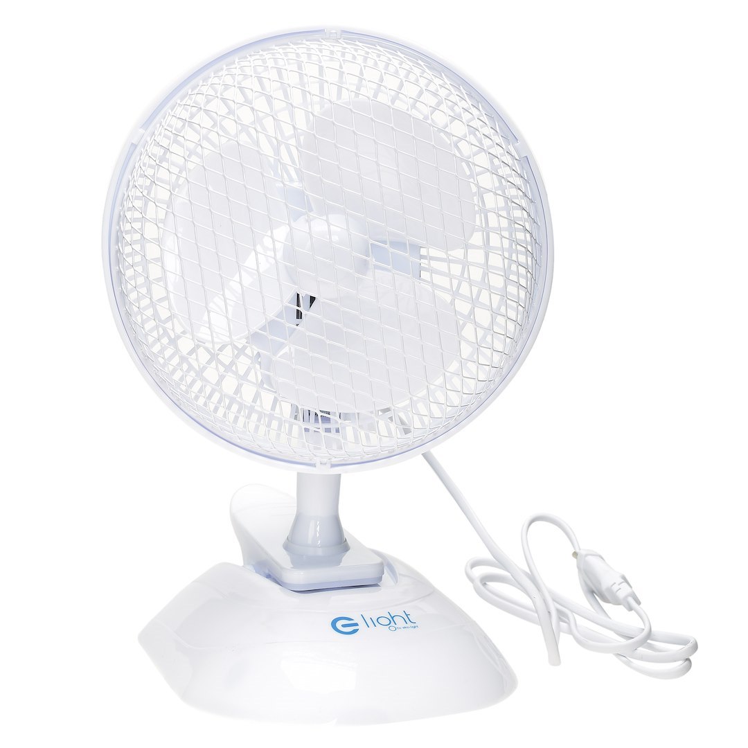 WENTYLATOR STOŁOWY EKO-LIGHT 6'' 2in1 BIAŁY