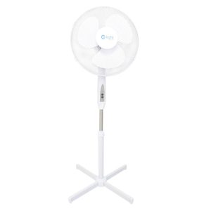 WENTYLATOR STOJĄCY EKO-LIGHT Z PILOTEM 16''BIAŁY
