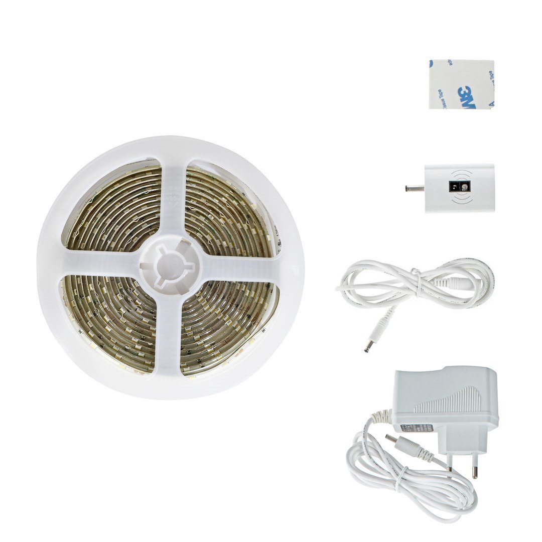 TAŚMA LED 3M CZUJ.BEZDOT+ZASIL.4000K