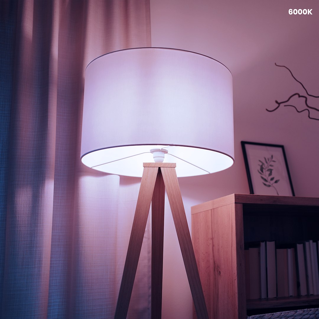 Żarówka LED 7W E27 C37 6000K - obrazek 3