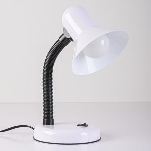 Lampka biurkowa Mentor Biały 1xE27