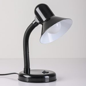 Lampka biurkowa Mentor Czarny 1xE27