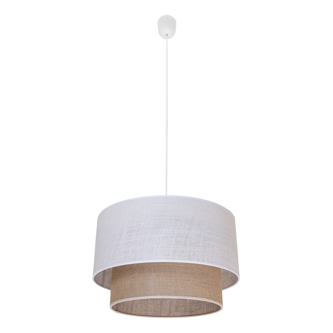 Lampa wisząca BUENO jasny + natura 1xE27