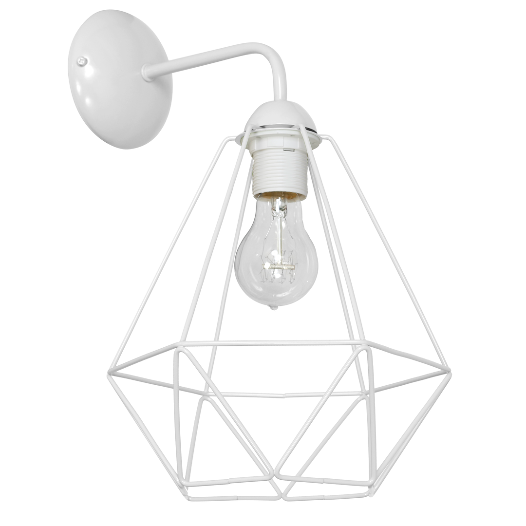 Kinkiet Basket 1xE27 Biały