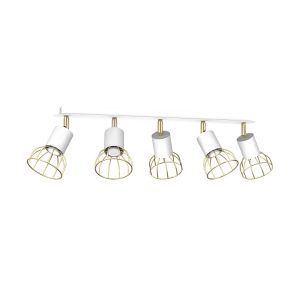 Lampa sufitowa Dante 5x mini GU10 Biały / Złoty