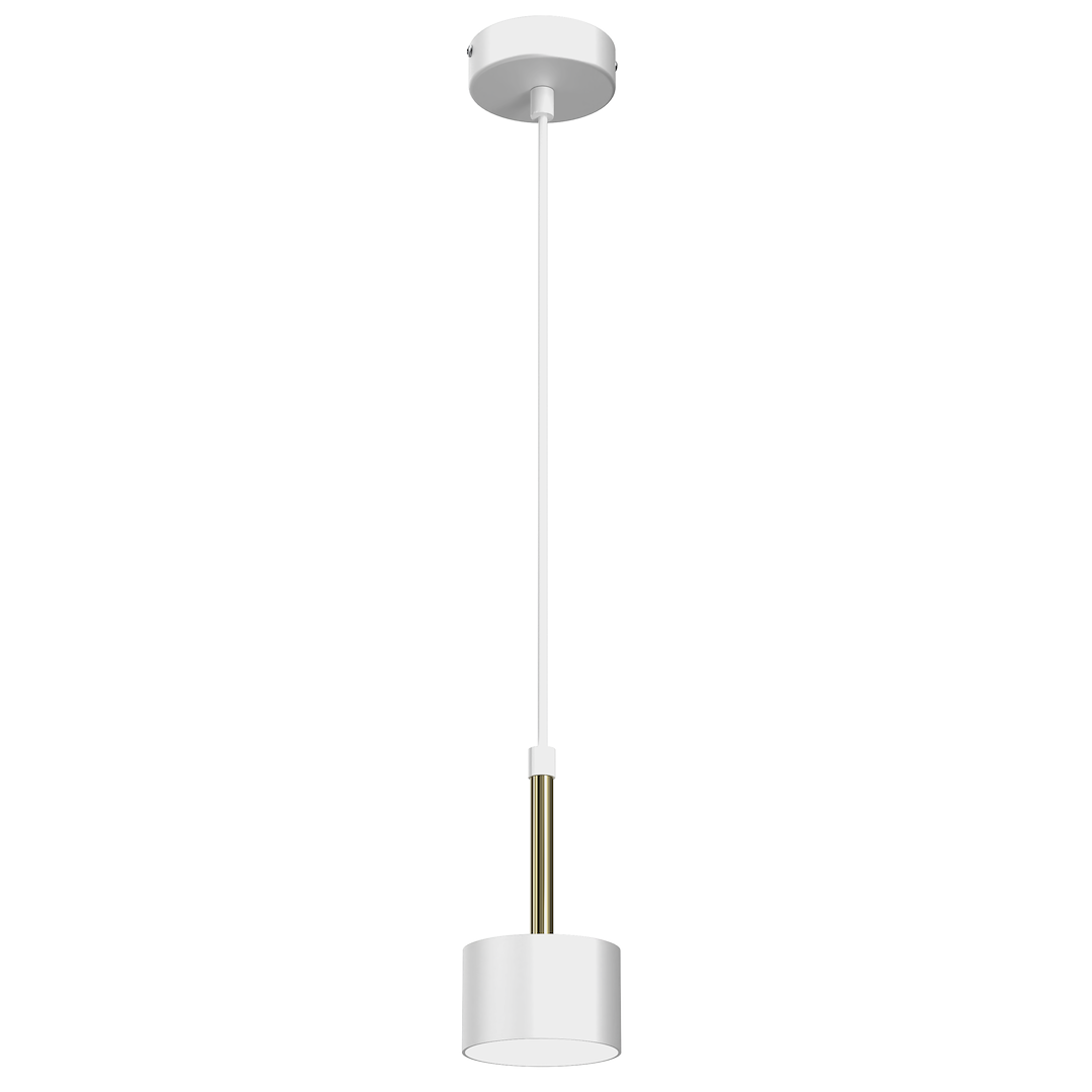 Lampa wisząca Arena 1xGX53 Biały/Złoty