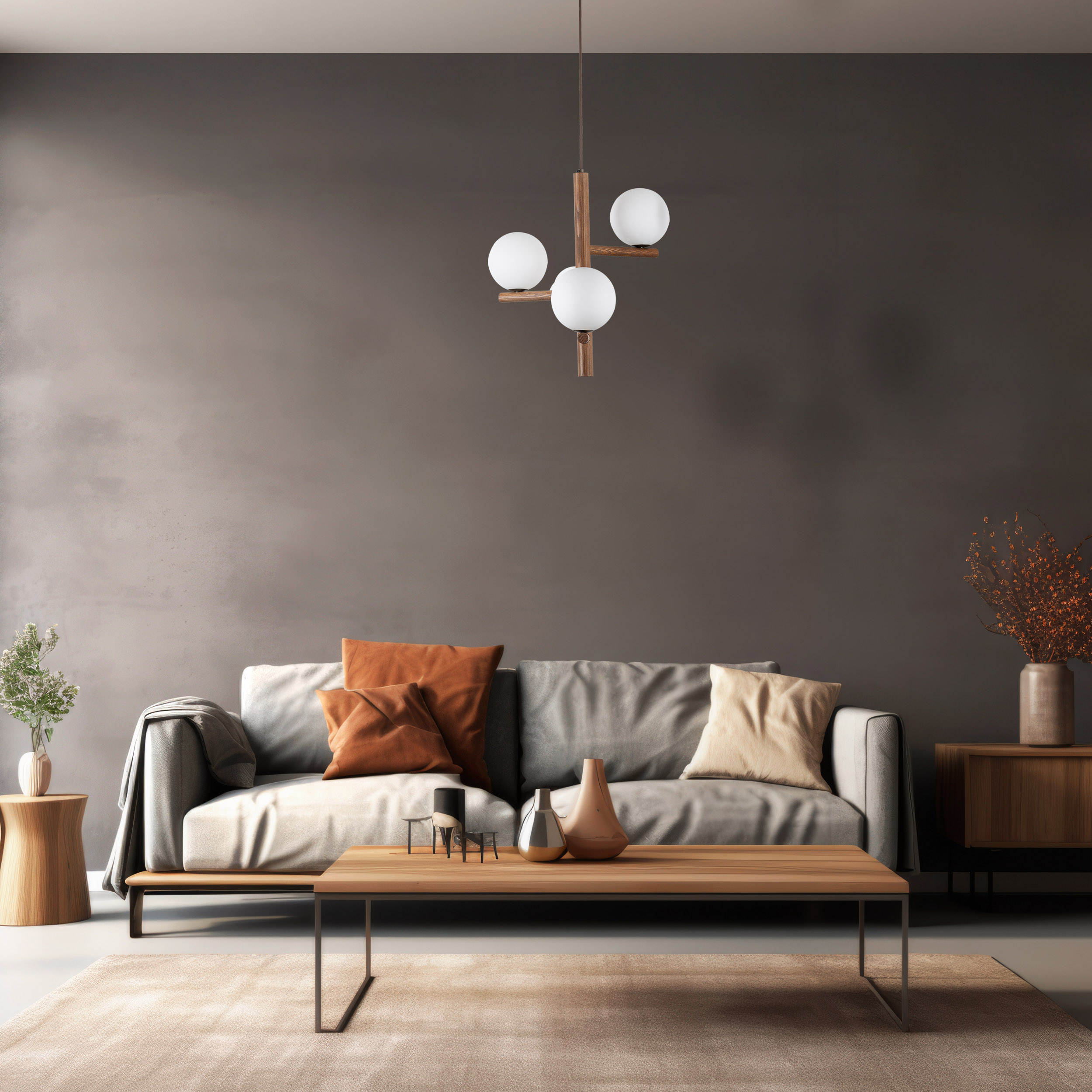 ESTERA WOOD ORZECH LAMPA WISZACA 3 - obrazek 2