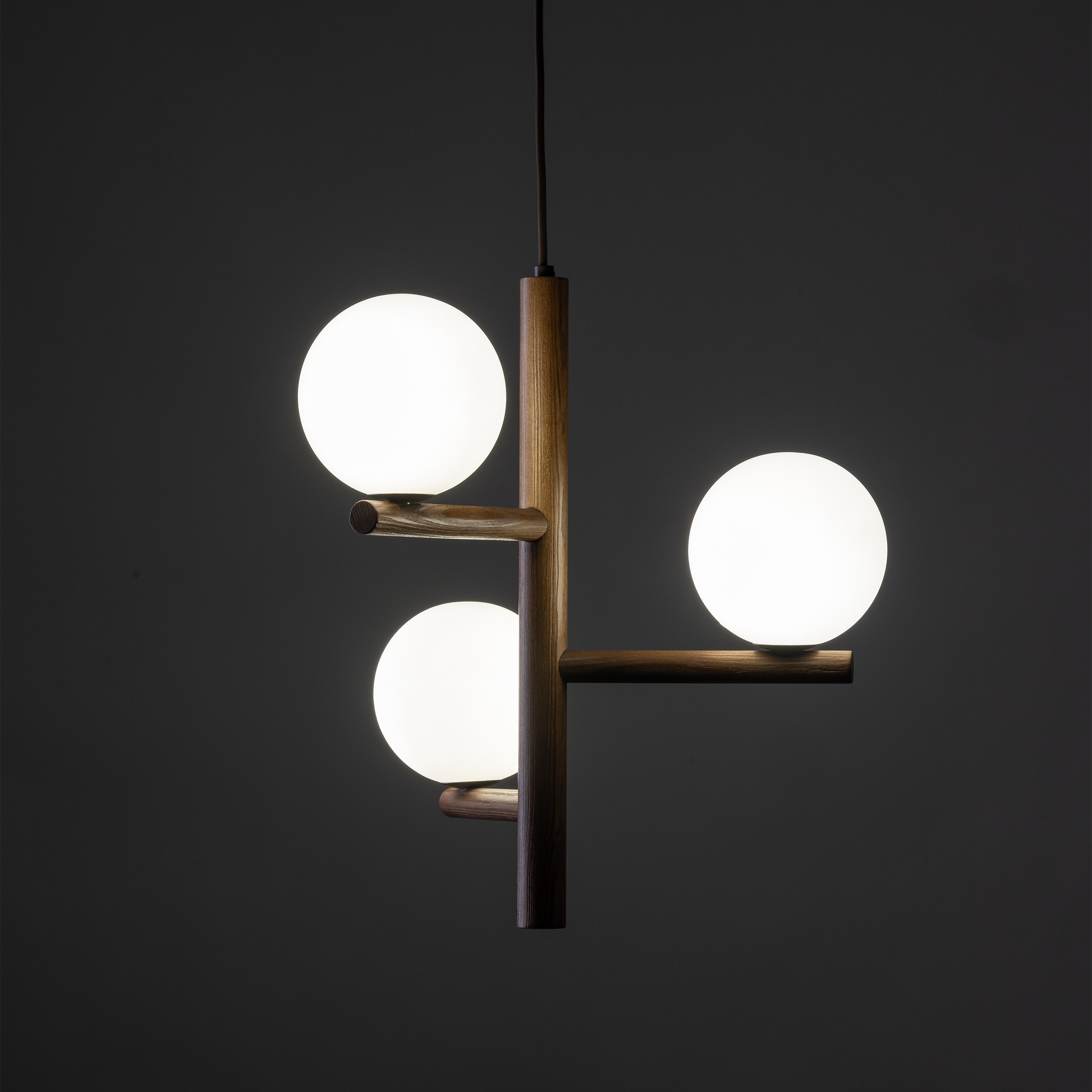 ESTERA WOOD ORZECH LAMPA WISZACA 3 - obrazek 3