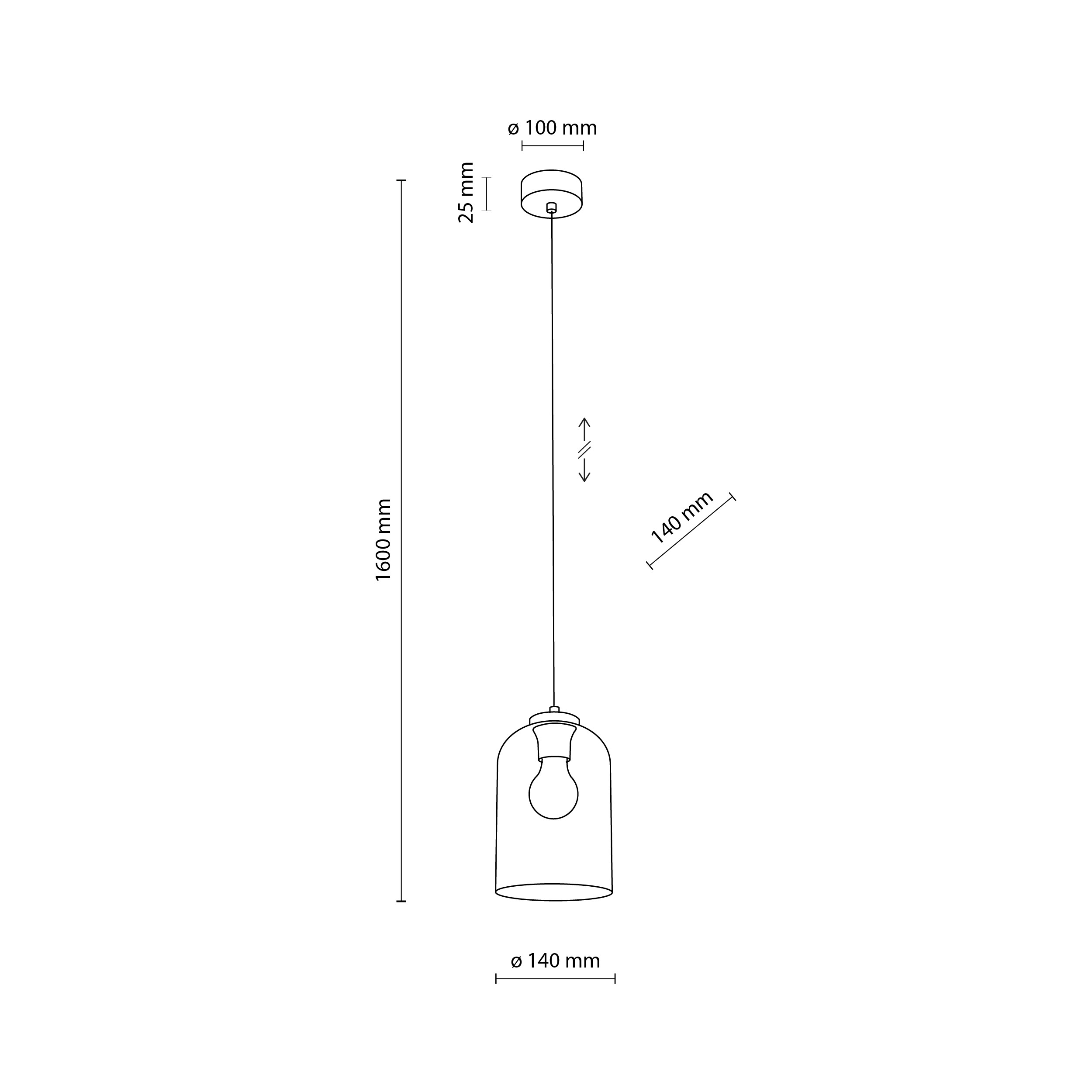 MOLLY YELLOW LAMPA WISZACA 1 - obrazek 6
